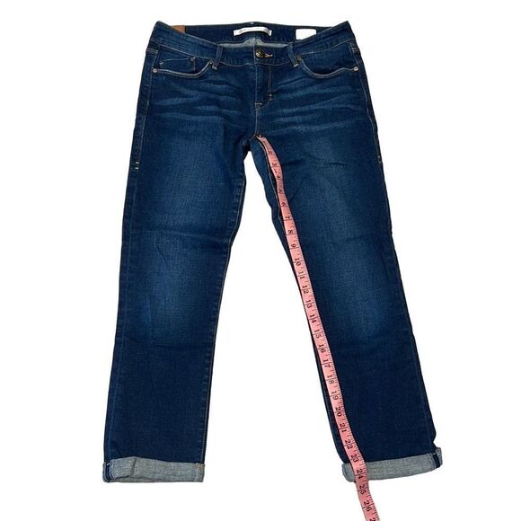 Dylan George Skinny Crop Straight cuffed Blue Jeans Size-28 - Picture 8 of 8